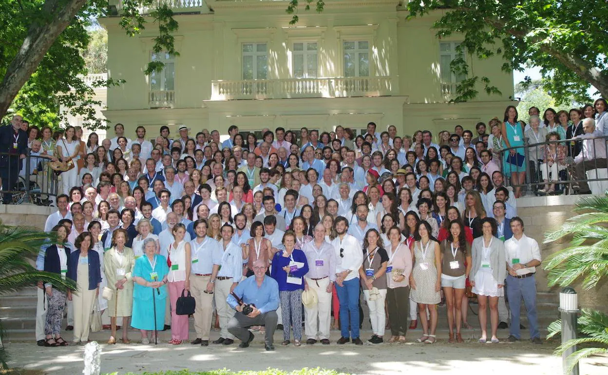 Loring. 280 descendientes en el encuentro en La Concepción de junio de 2014. 