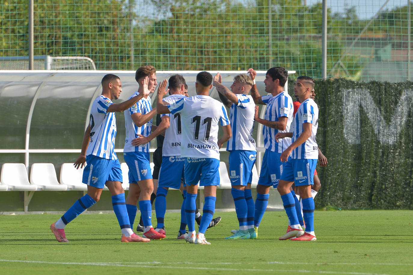 Empate del Málaga con el Almería en el amistoso celebrado en Marbella. 