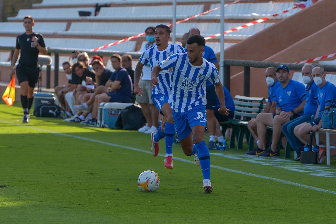 Empate del Málaga con el Almería en el amistoso celebrado en Marbella. 