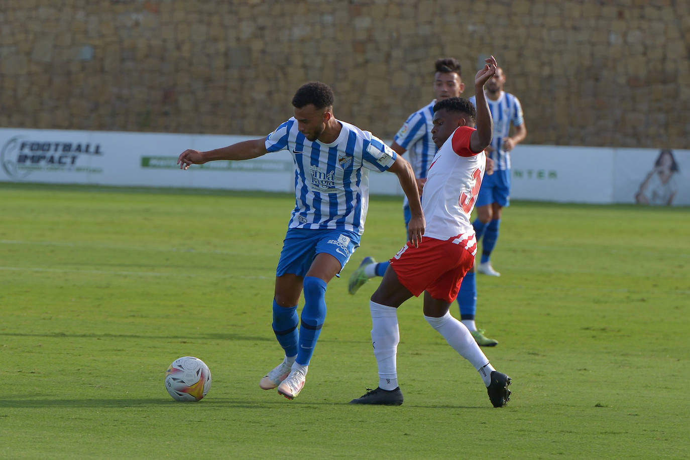 Empate del Málaga con el Almería en el amistoso celebrado en Marbella. 