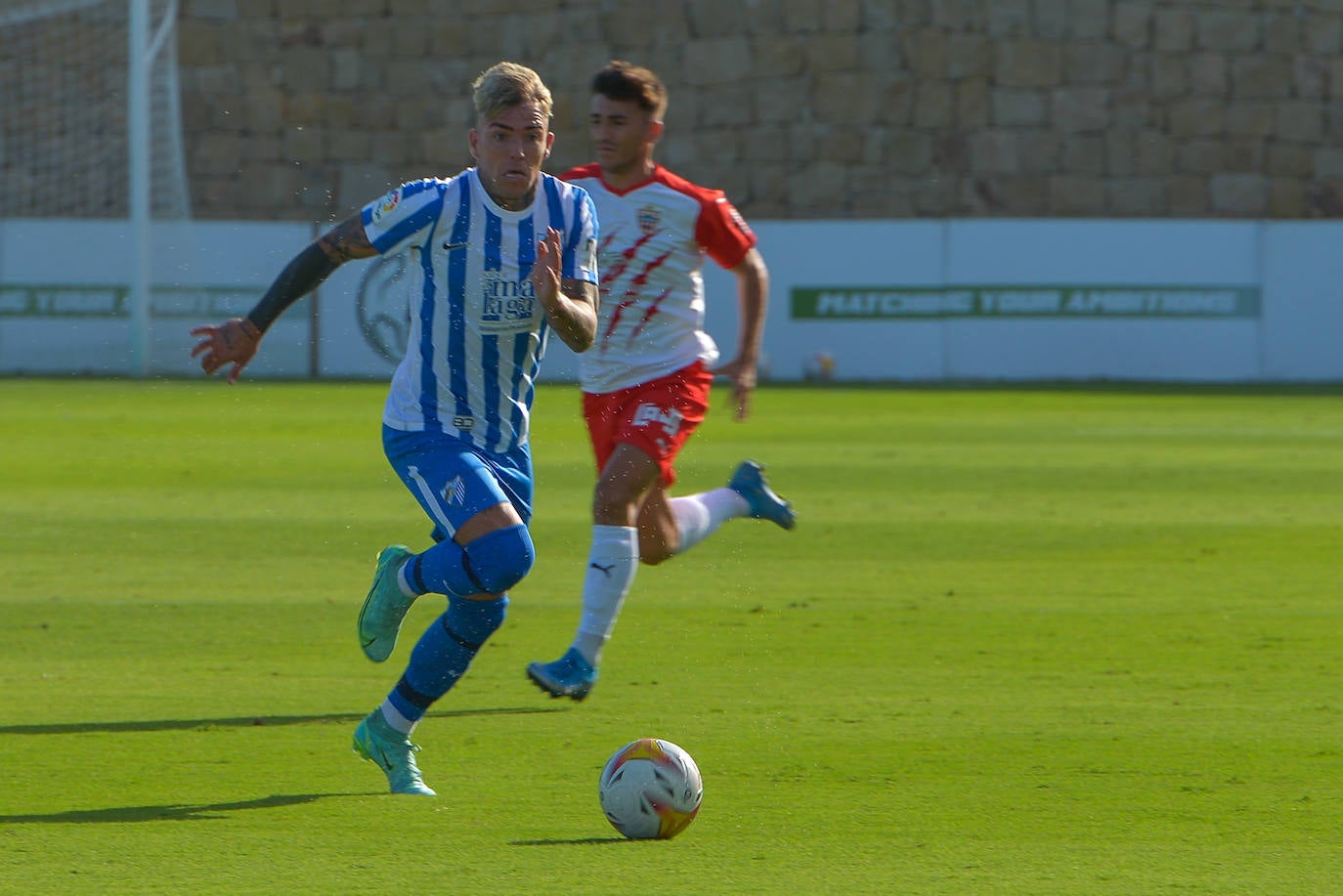 Empate del Málaga con el Almería en el amistoso celebrado en Marbella. 