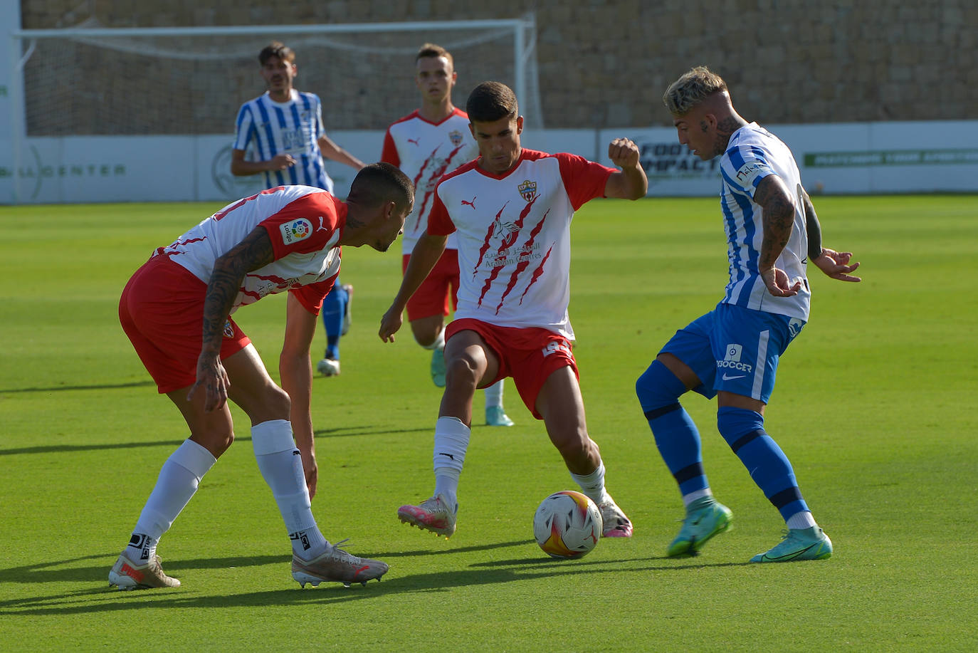 Empate del Málaga con el Almería en el amistoso celebrado en Marbella. 