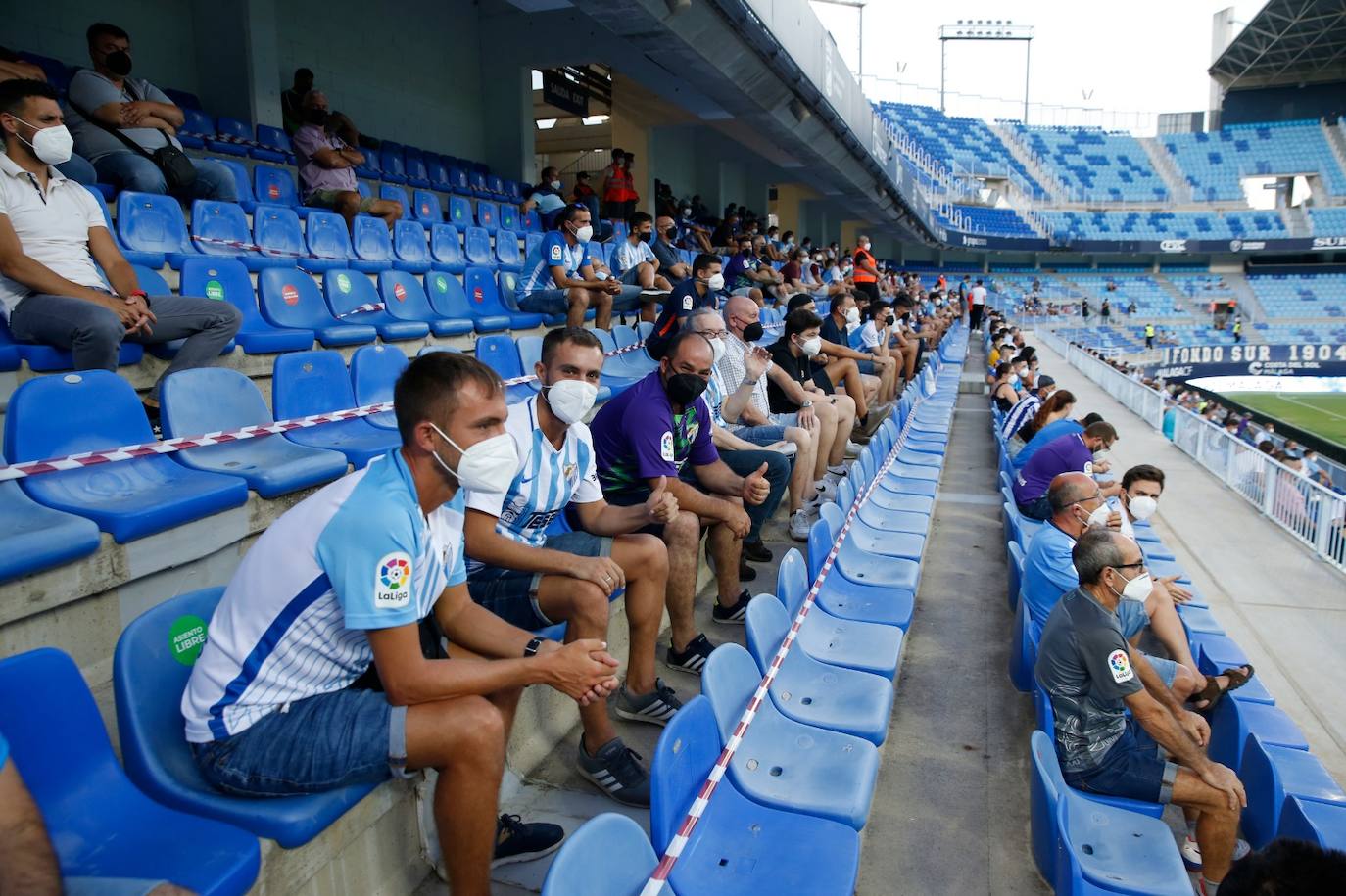 El Málaga despidió la pretemporada con una derrota 