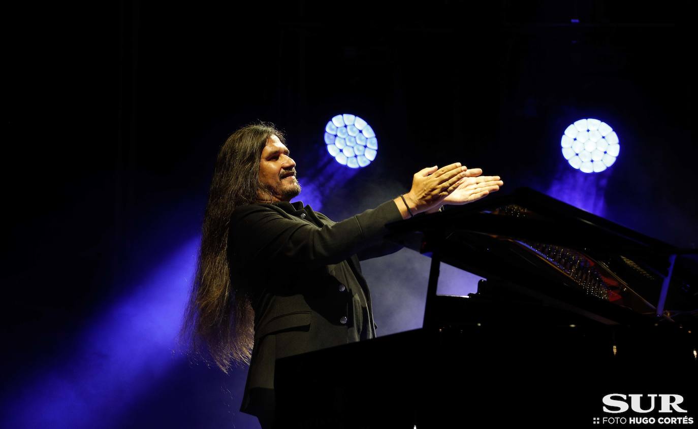 Mónica Naranjo, durante su concierto en Fuengirola. 