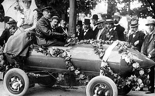 El Jamais Contente eléctrico de Jenatzy, de 1899