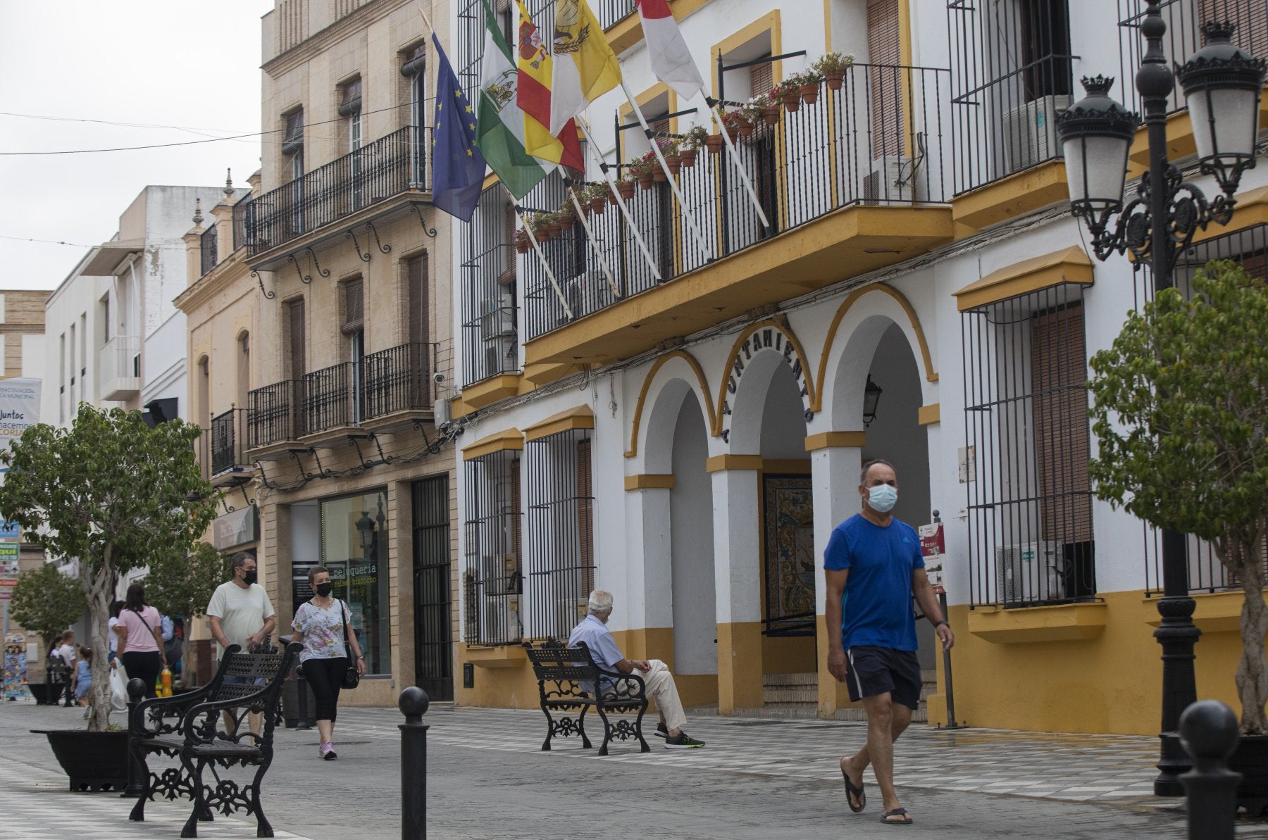 Ayuntamiento de la localidad sevillana de Coria del Río, una de las afectadas por el virus del Nilo.