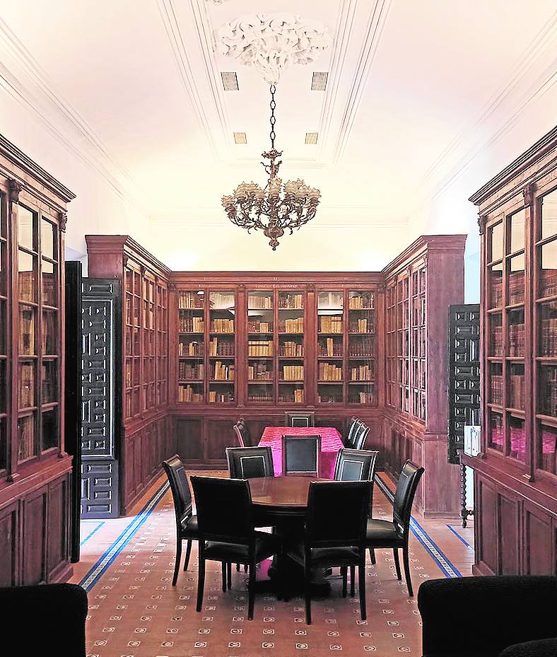 Biblioteca de la Económica en la actualidad. 