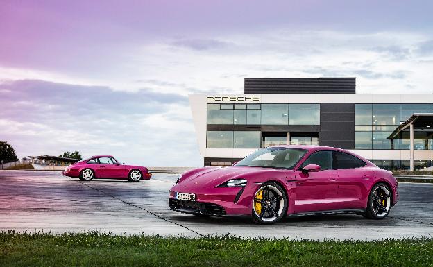 Porsche actualiza el Taycan con más autonomía, conectividad y llamativos colores