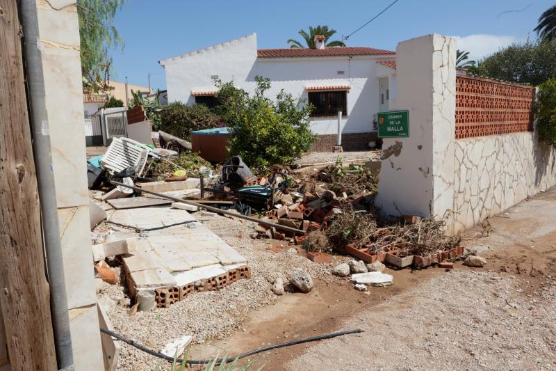 Aspecto de una de las calles de Vinaròs (Castellón)