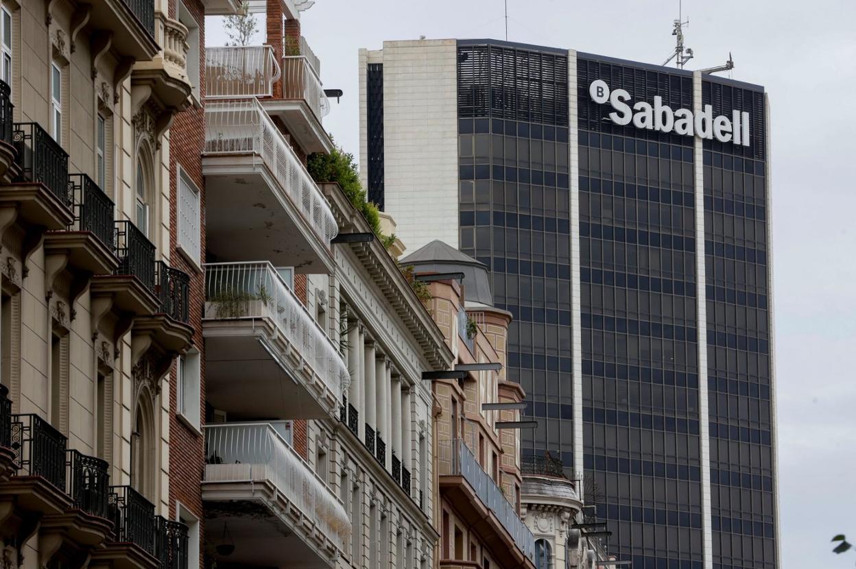 Sede central del Banco Sabadell en Barcelona. efe