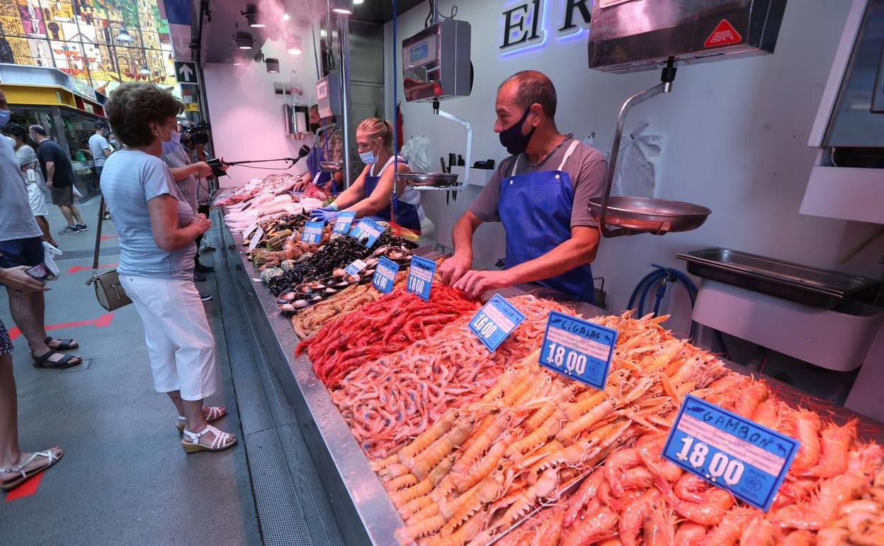 Las cigalas y langostinos han multiplicado su precio en los mercados. 