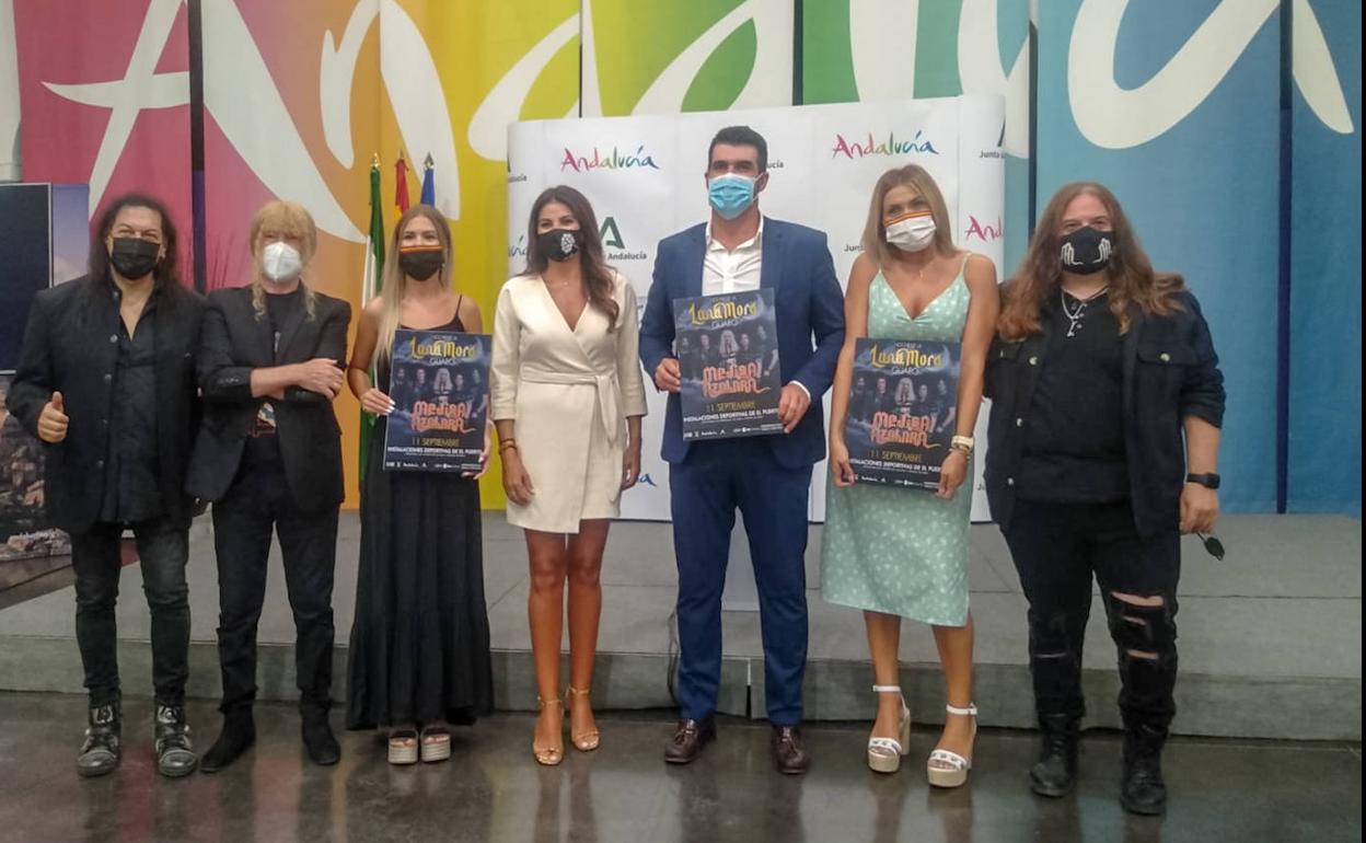 Presentación del concierto de Medina Azahara en Guaro. 