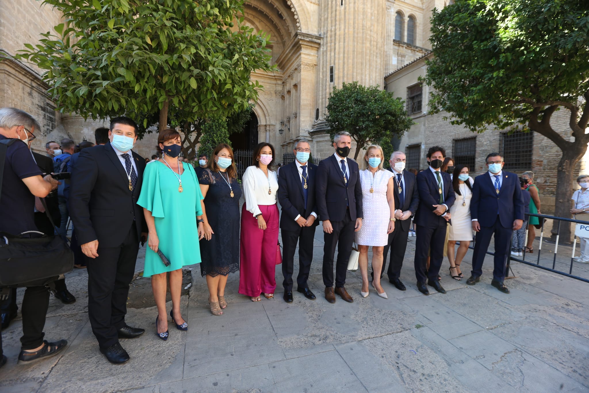 Ofrenda floral a la Virgen de la Victoria