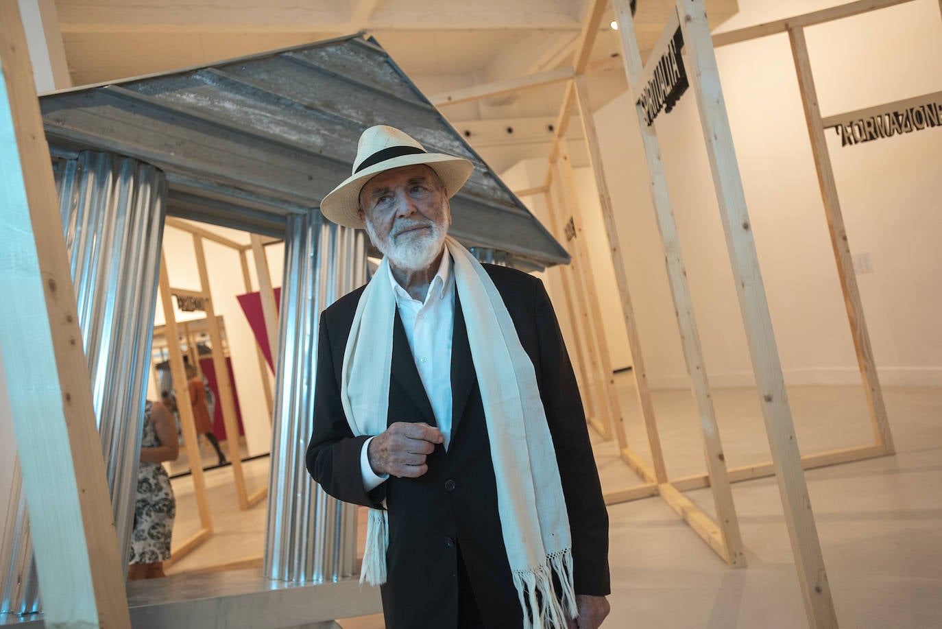 Exposición del italiano Michelangelo Pistoletto en el CAC Málaga. 