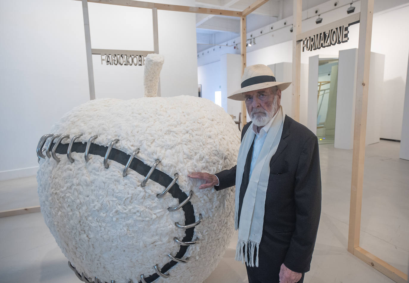 Exposición del italiano Michelangelo Pistoletto en el CAC Málaga. 