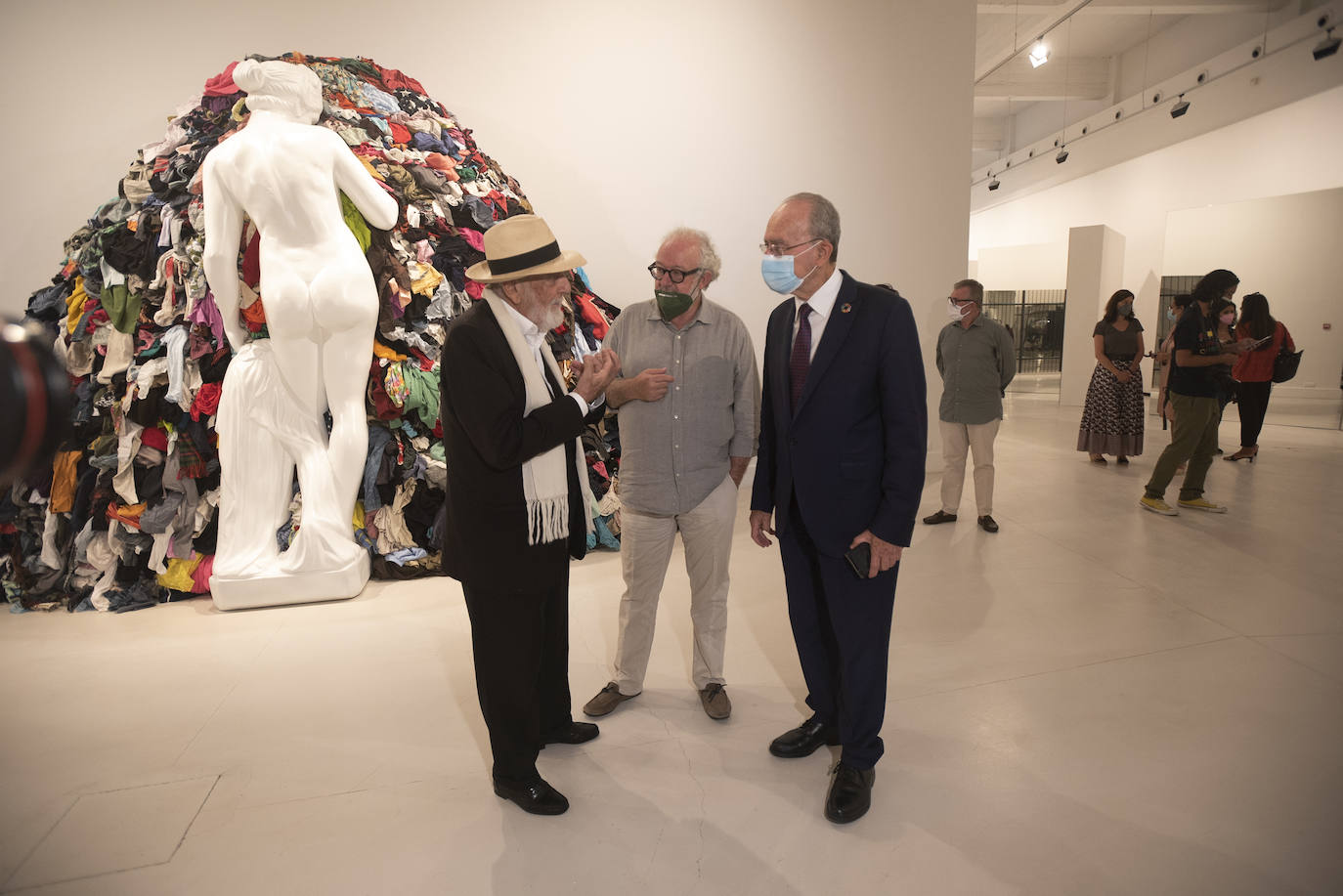 Exposición del italiano Michelangelo Pistoletto en el CAC Málaga. 