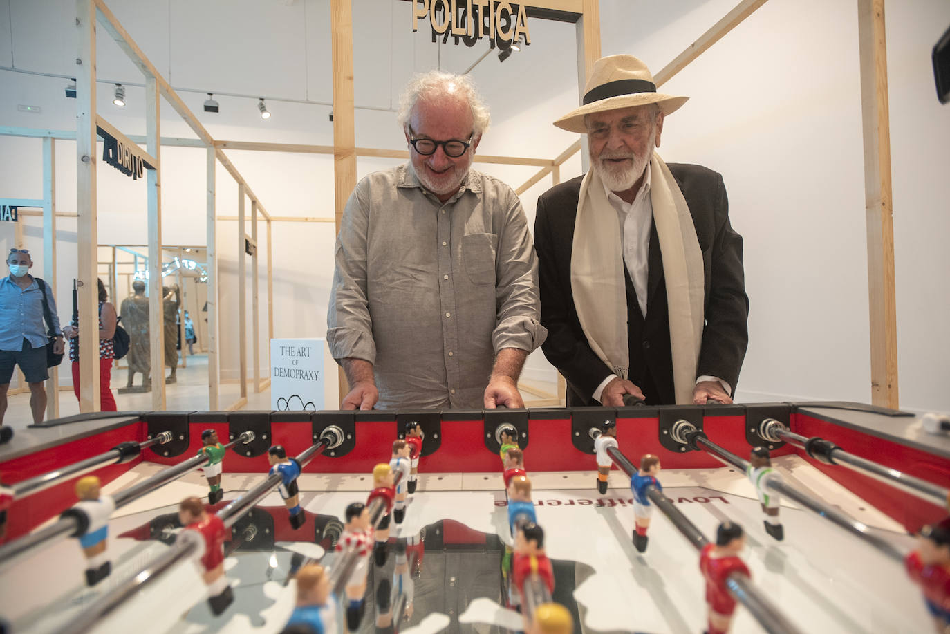 Exposición del italiano Michelangelo Pistoletto en el CAC Málaga. 