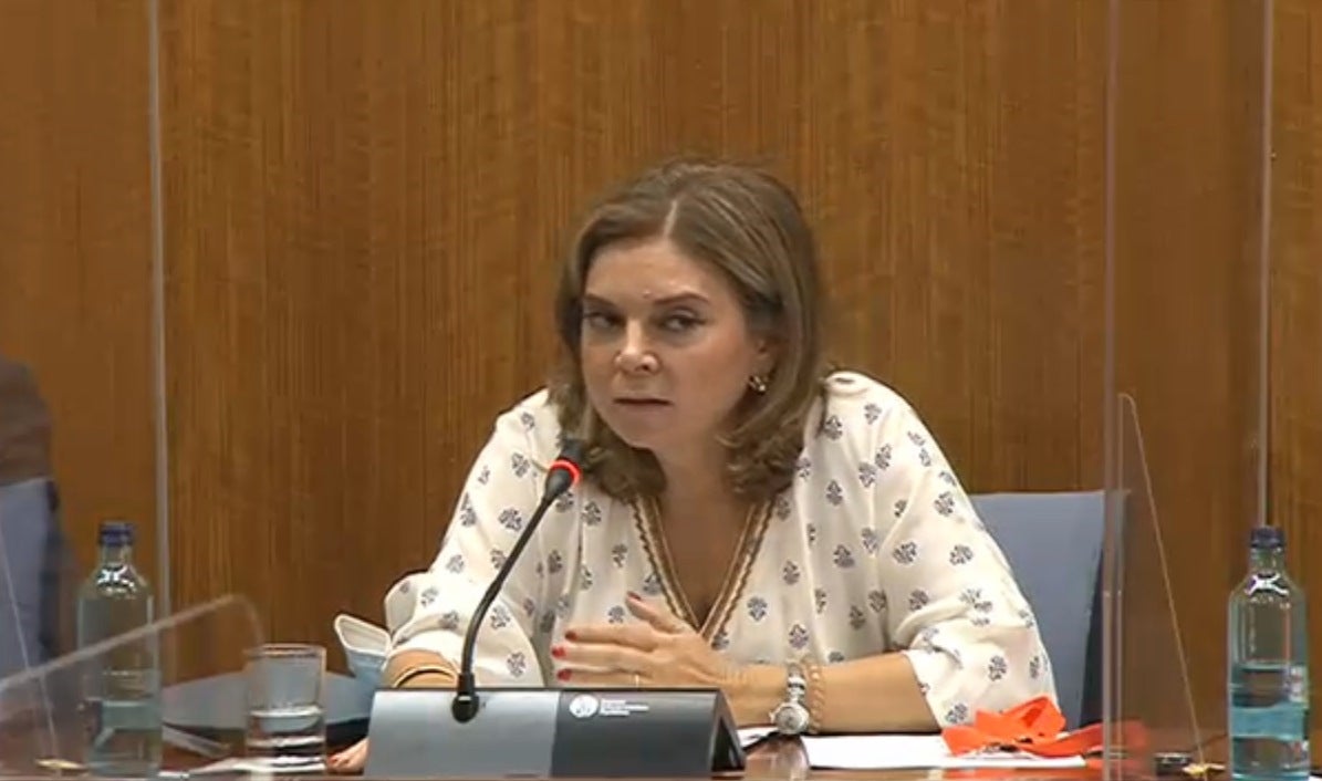 La comisión de la Faffe interroga más de dos horas a la mujer de Juan Espadas