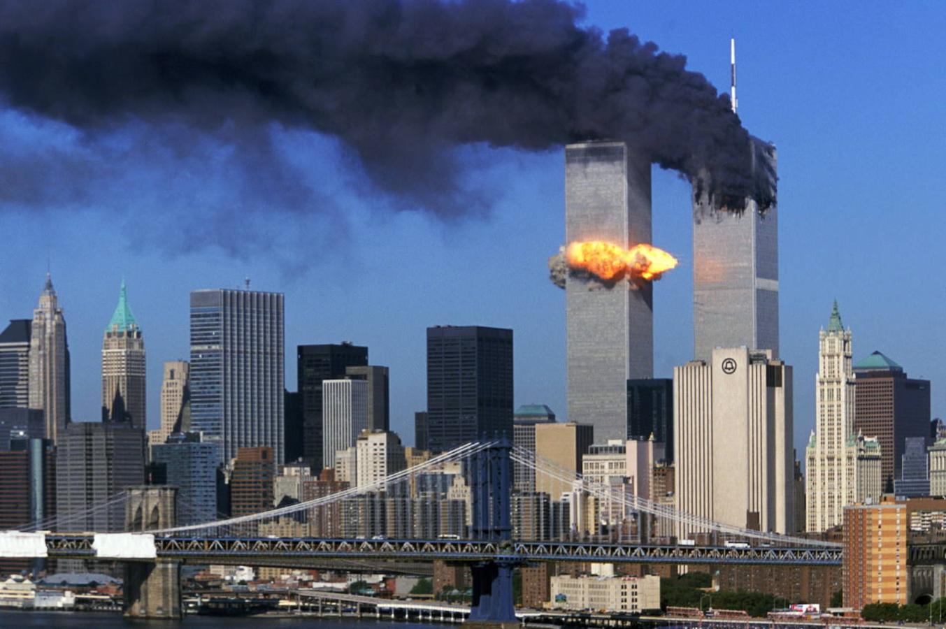 Las Torres Gemelas, el 11 de septiembre de 2001. 