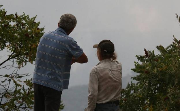 «Mamá, el fuego ya está cerca del campo»