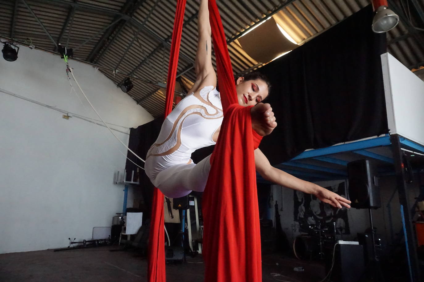 La malagueña Victoria Castillo Ávila, en uno de sus entrenamientos 