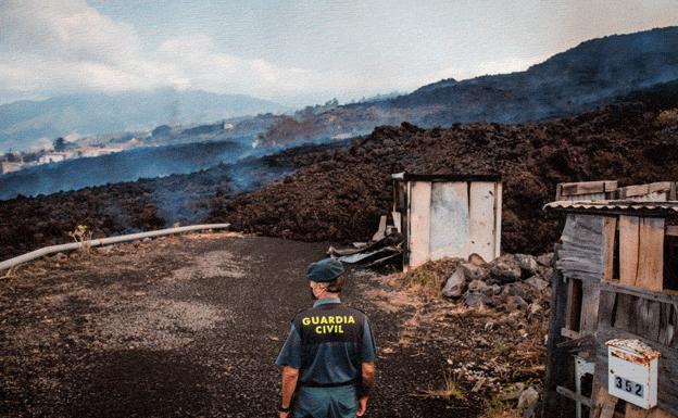 Espectaculares imágenes de la erupción del volcán de La Palma. 