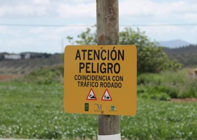 Imagen secundaria 1 - Buena parte del recorrido es llano y discurre por carriles de tierra. En varias ocasiones habría que cruzar vías de cierto tránsito de vehículos. La primavera suele ofrecer la mejor cara de estas lagunas.