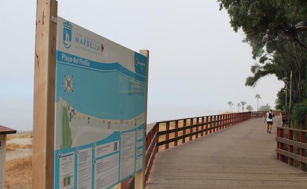 Desde la playa del Cable se pasa por la del Pinillo.