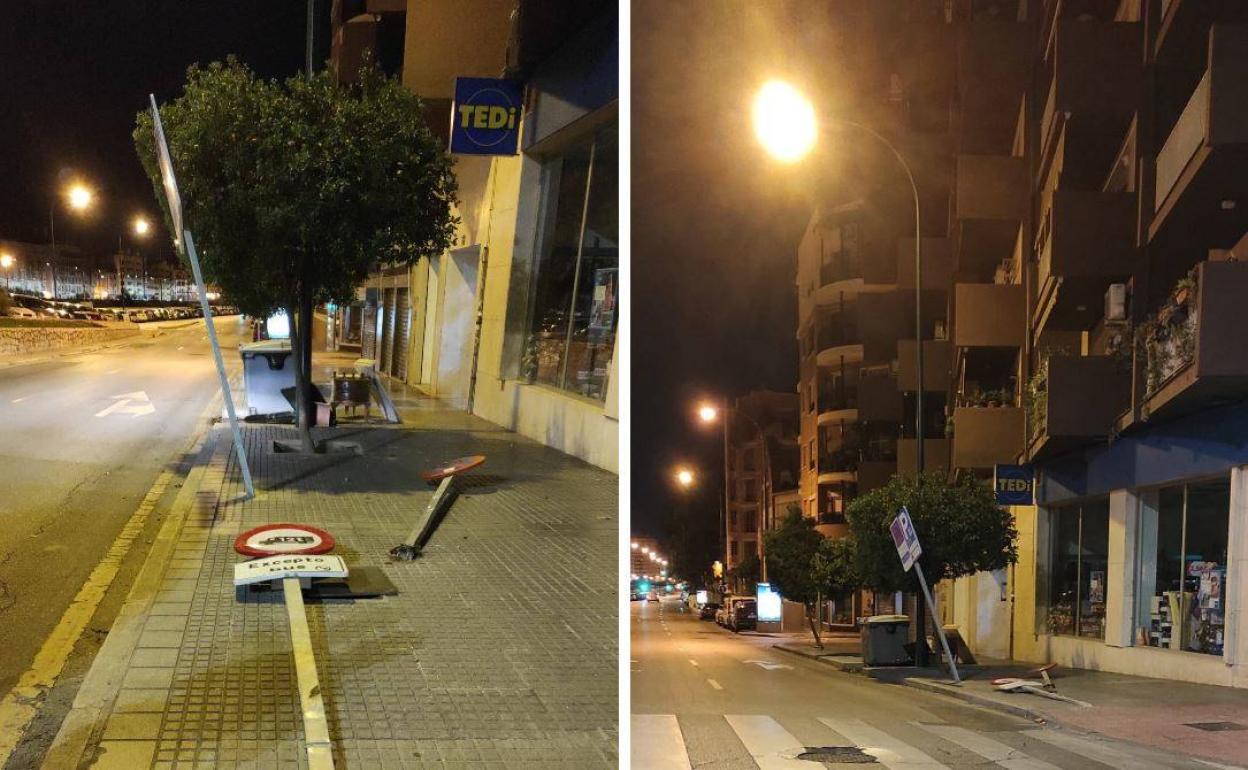 Detenido en Málaga tras causar daños al coche que había robado, conducir sin carné y triplicar la tasa de alcohol