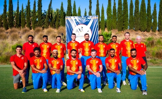 Equipo español de críquet.