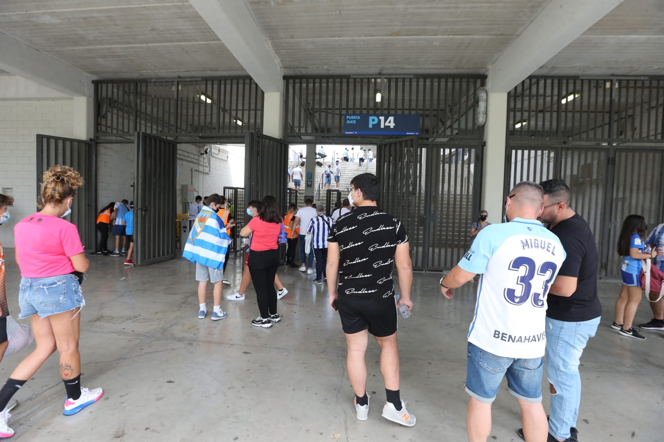 La Rosaleda acogió el encuentro sin restricciones de aforo por el covid-19 