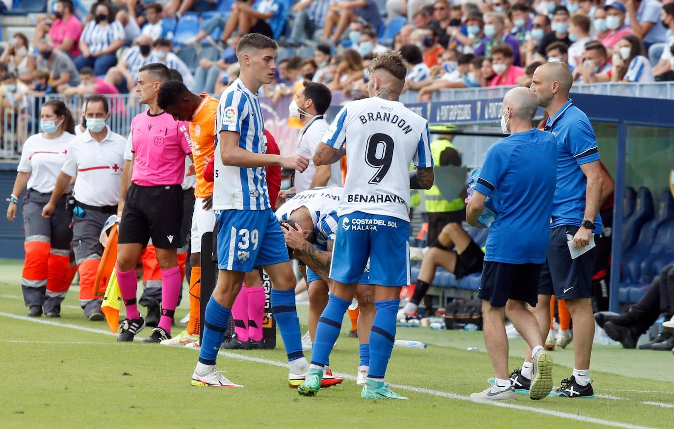 La Rosaleda acogió el encuentro sin restricciones de aforo por el covid-19 