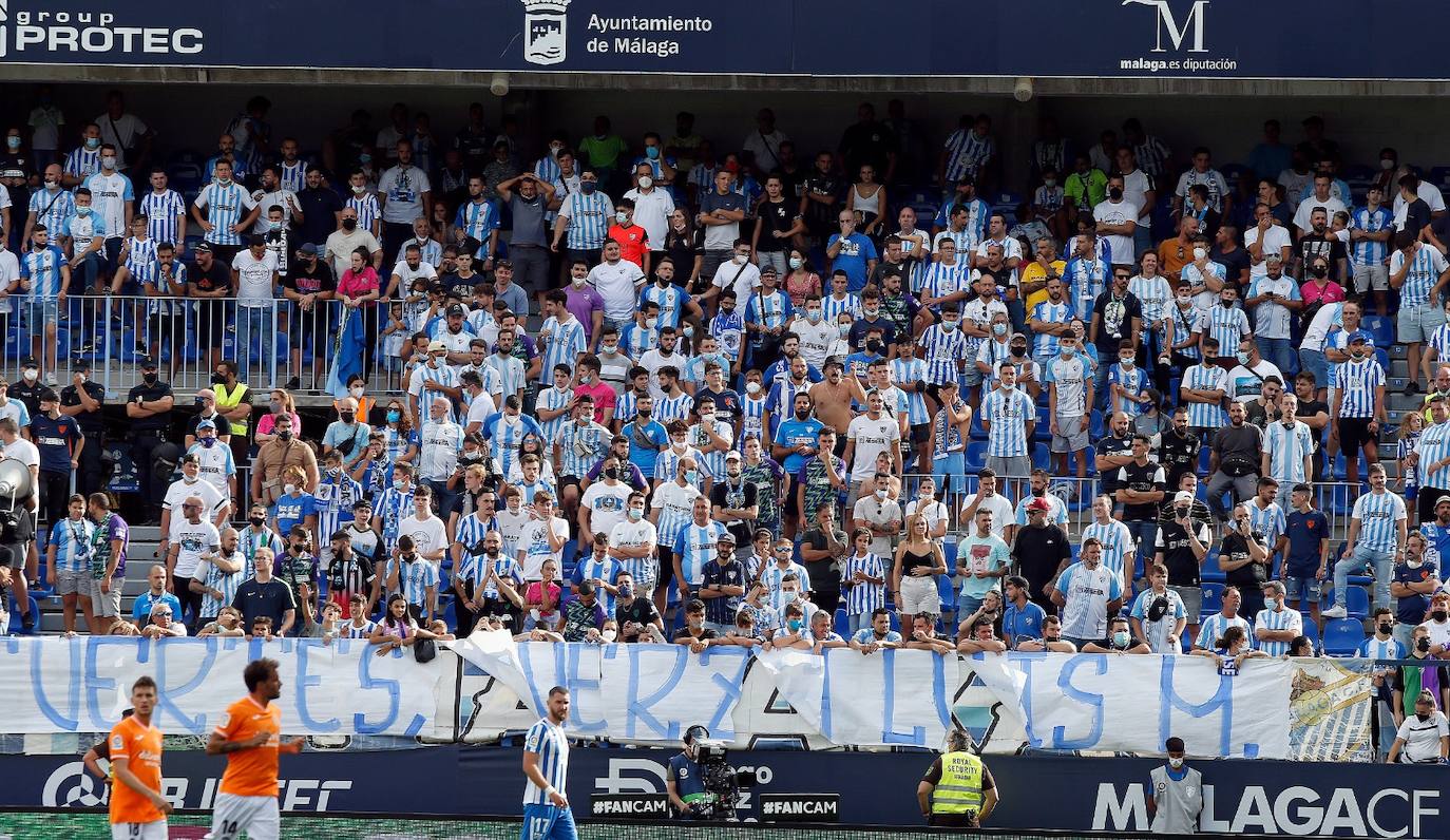 La Rosaleda acogió el encuentro sin restricciones de aforo por el covid-19 