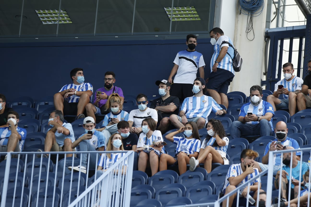 La Rosaleda acogió el encuentro sin restricciones de aforo por el covid-19 