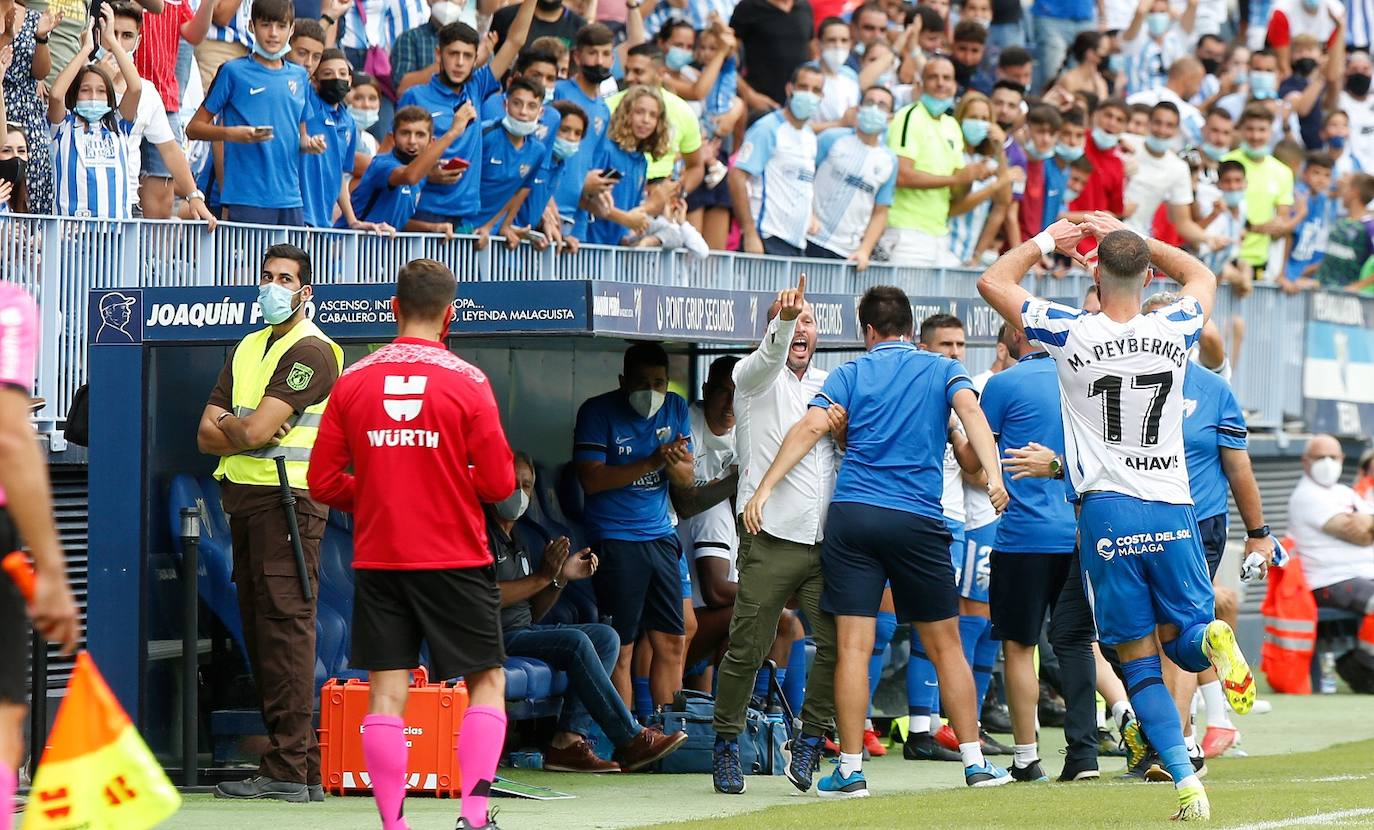 La Rosaleda acogió el encuentro sin restricciones de aforo por el covid-19 