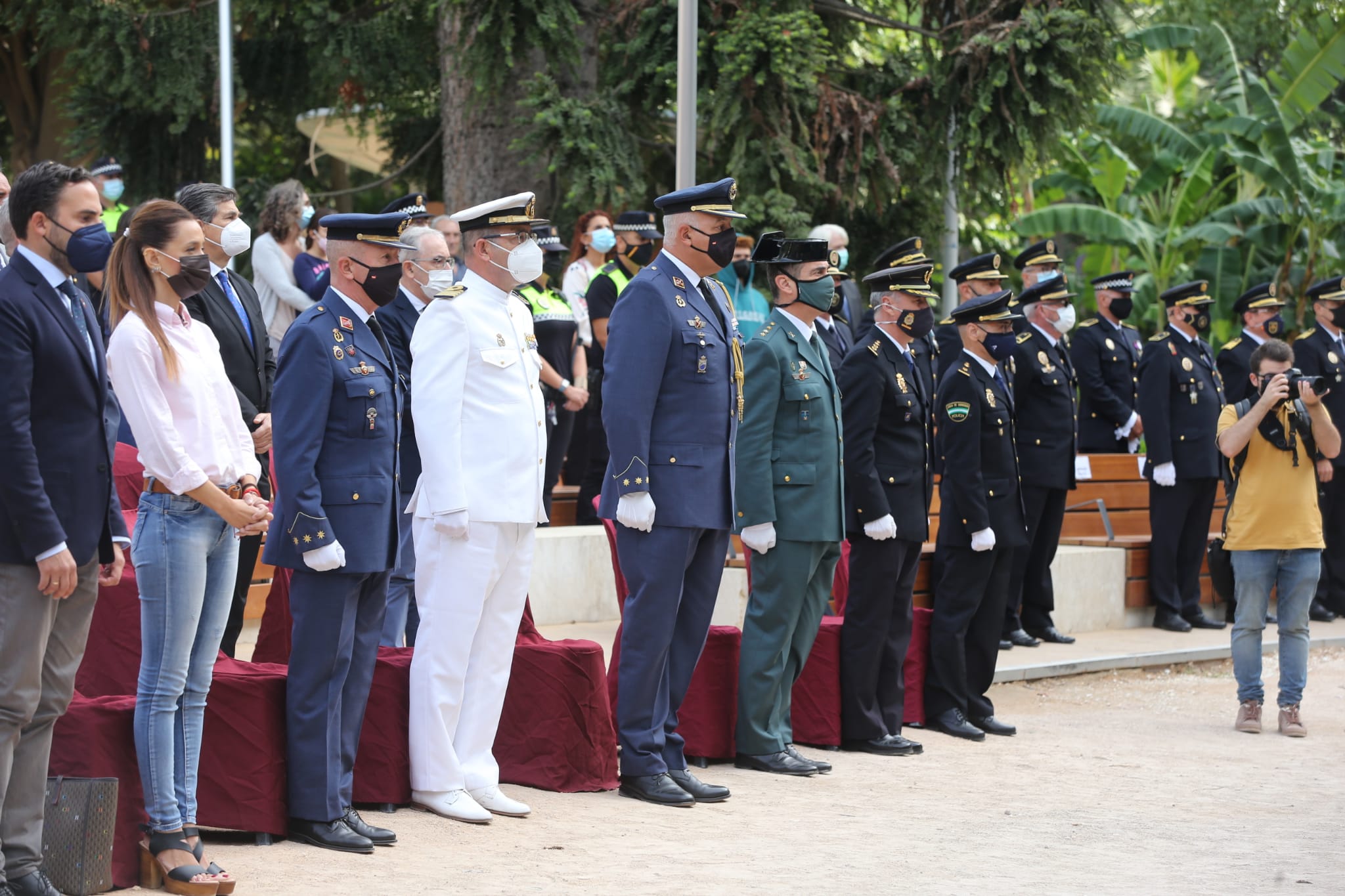 El recinto Eduardo Ocón de la capital acogió, este lunes, la celebración del acto central del patrón de la Policía Local