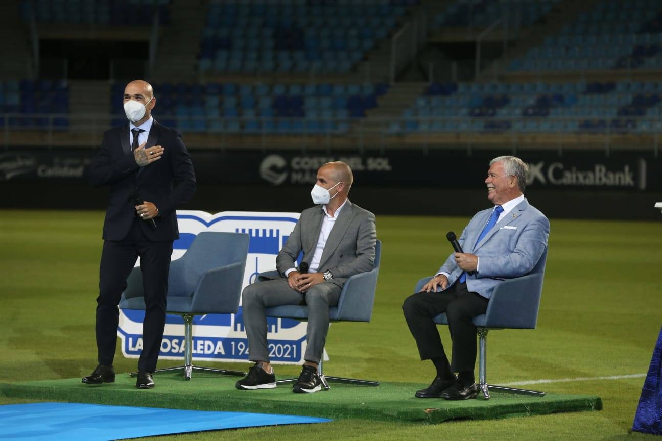 Celebración de los 80 años del estadio La Rosaleda. 