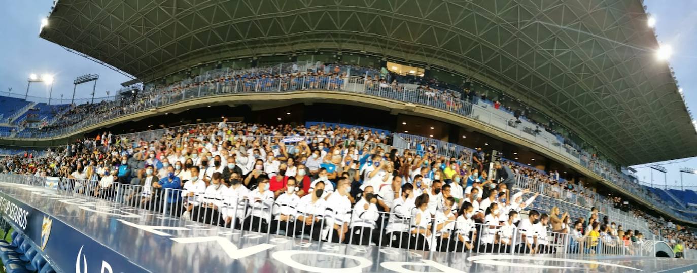 Celebración de los 80 años del estadio La Rosaleda. 