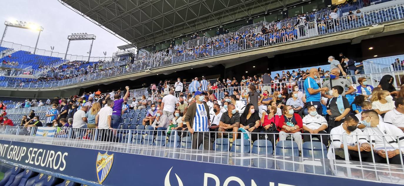 Celebración de los 80 años del estadio La Rosaleda. 