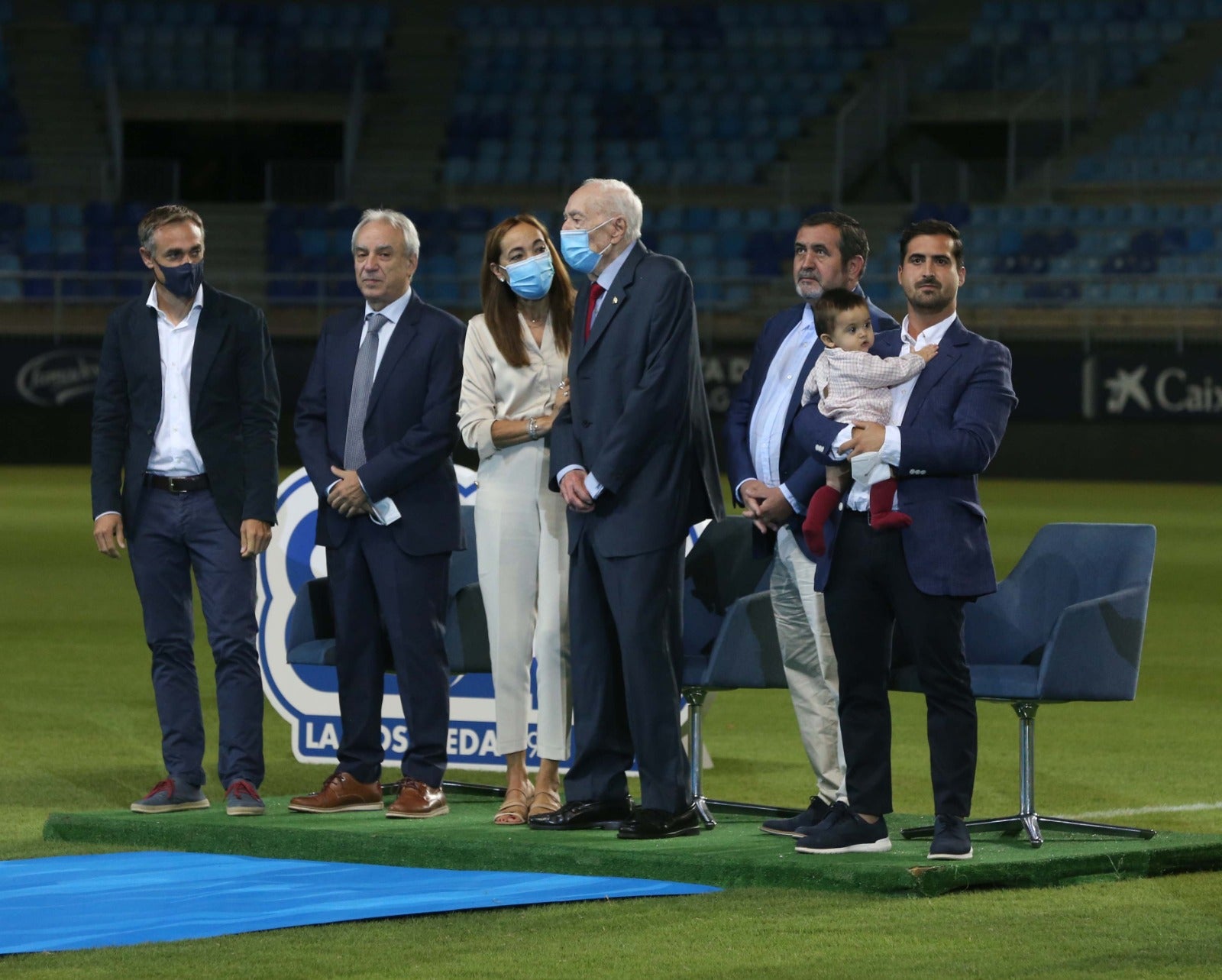Celebración de los 80 años del estadio La Rosaleda. 