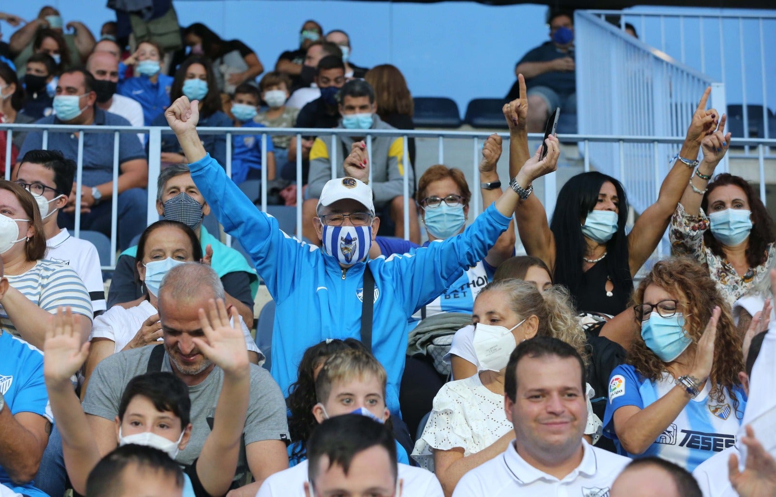 Celebración de los 80 años del estadio La Rosaleda. 