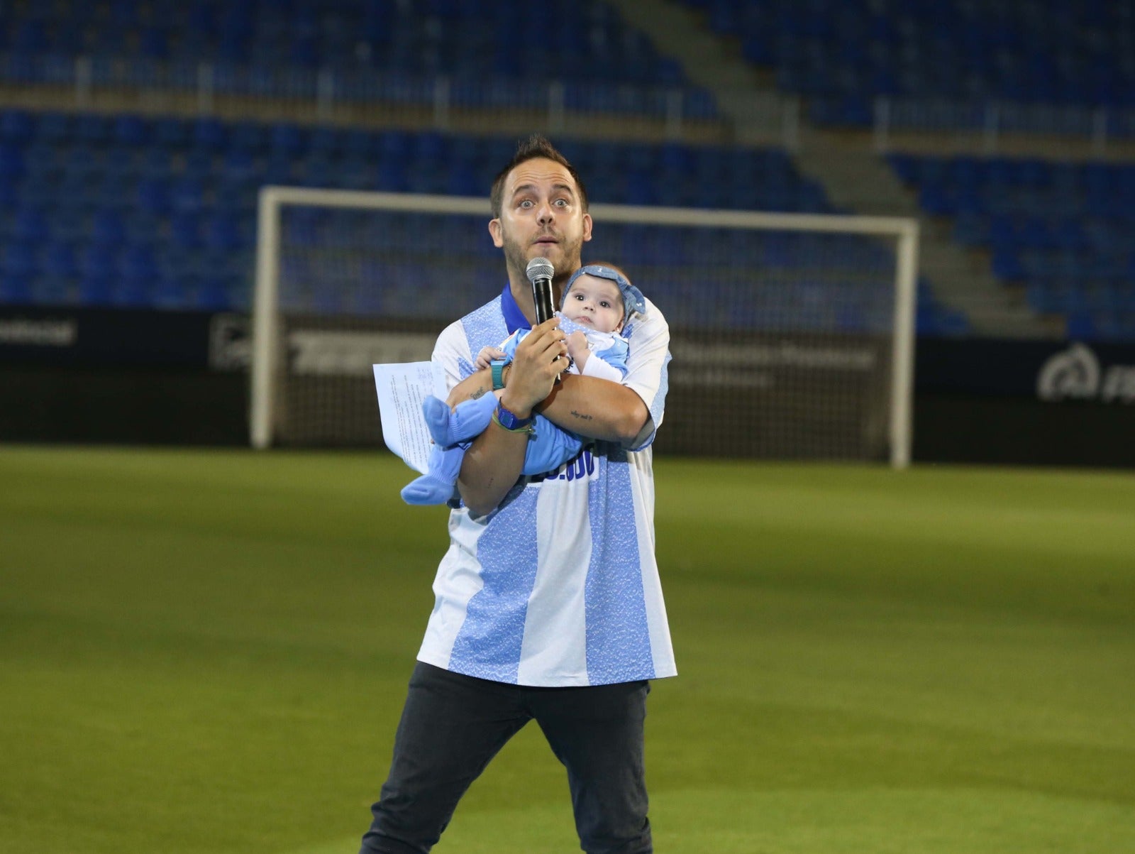 Celebración de los 80 años del estadio La Rosaleda. 
