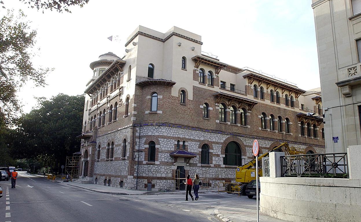 Edificio del Rectorado de la Universidad de Málaga. 