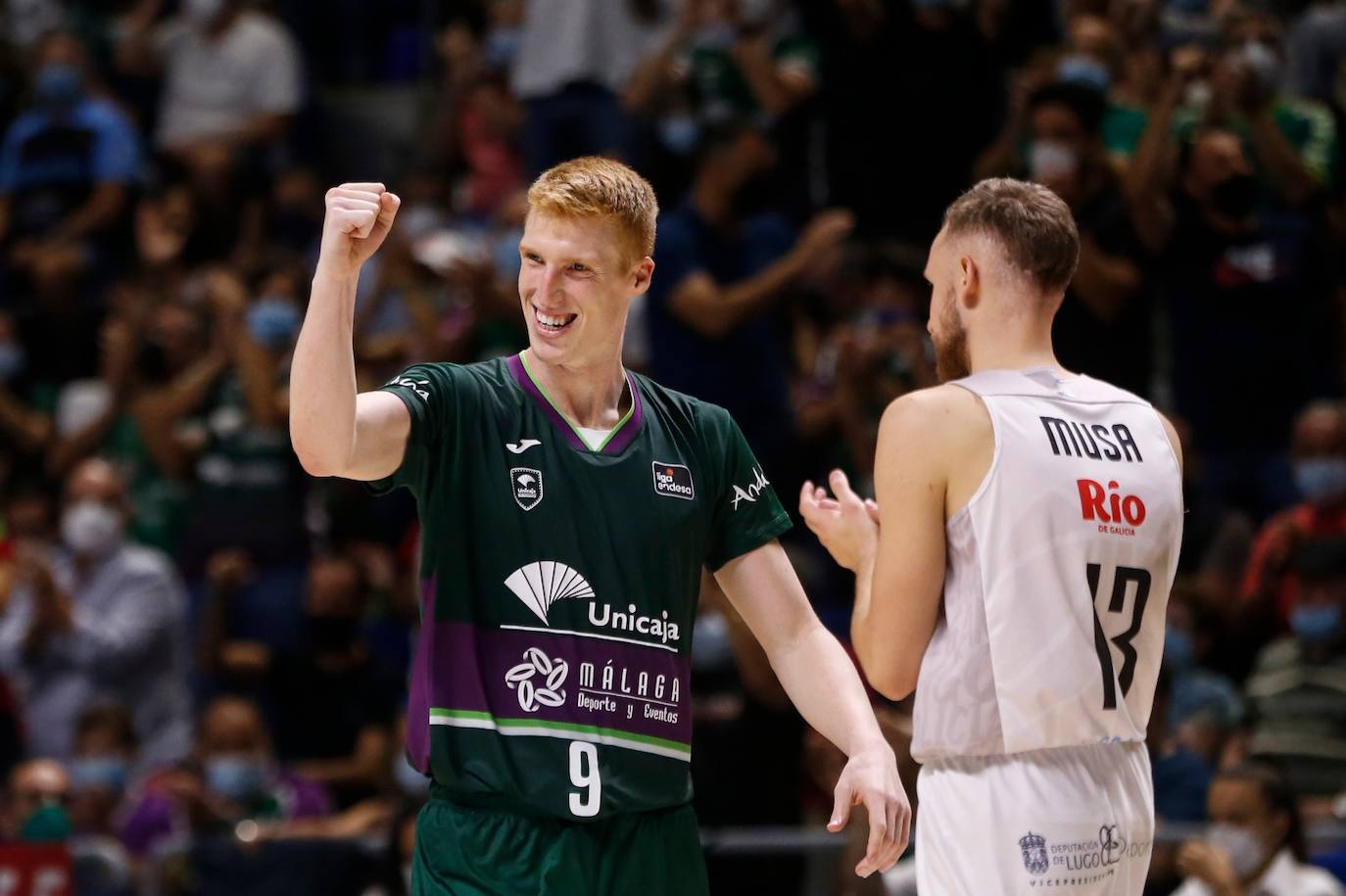 El Unicaja gana en casa al Río Breogán. 