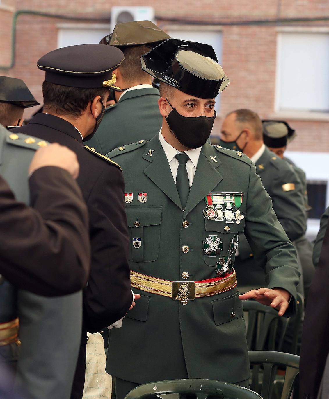 Celebración en Málaga de la festividad de la patrona de la Guardia Civil. 