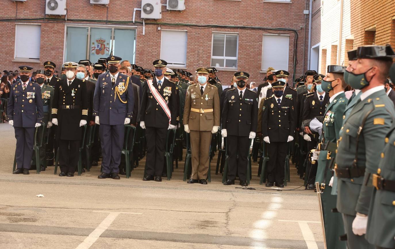 Celebración en Málaga de la festividad de la patrona de la Guardia Civil. 