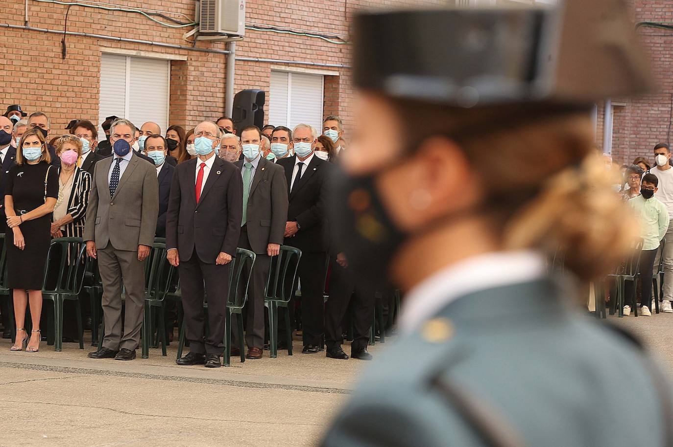 Celebración en Málaga de la festividad de la patrona de la Guardia Civil. 