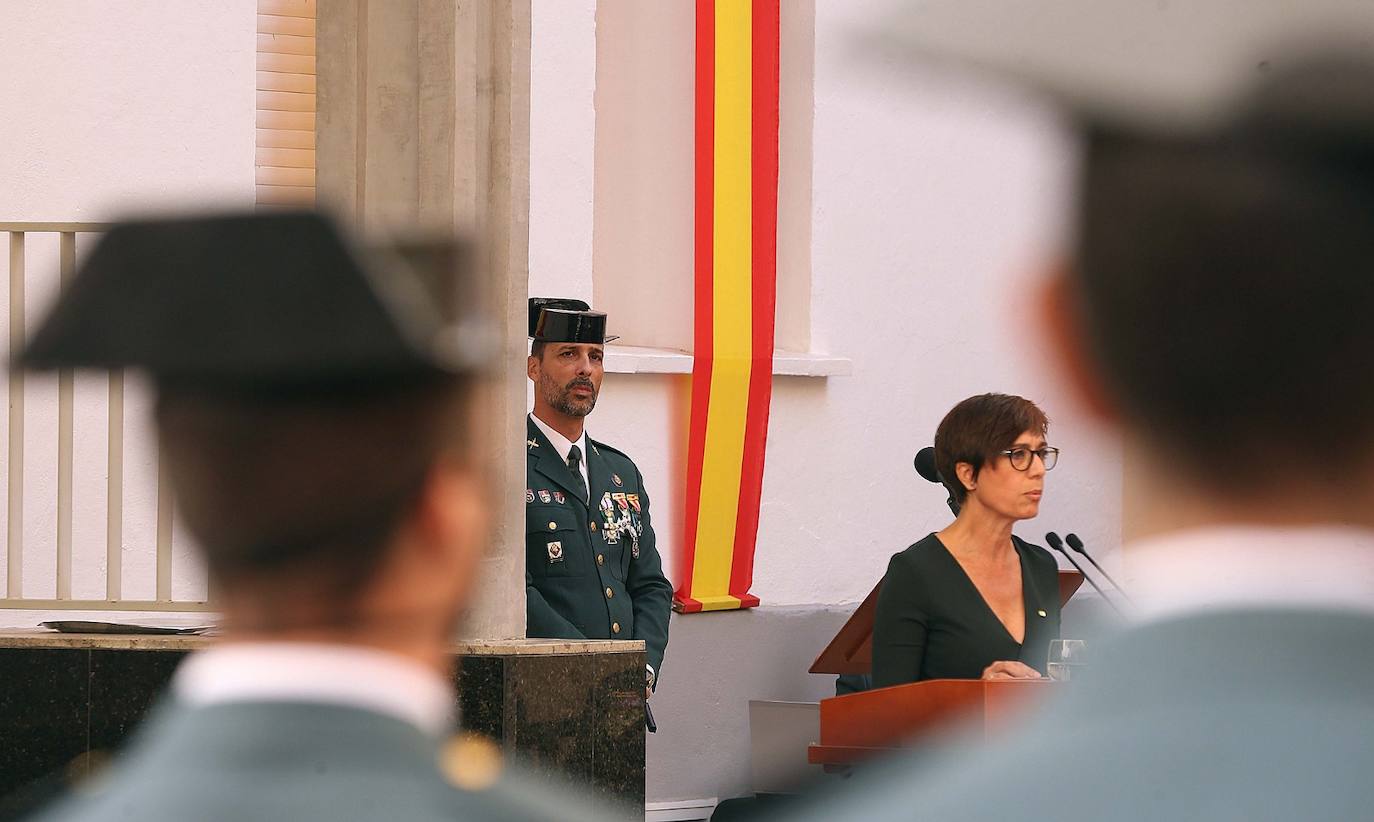 Celebración en Málaga de la festividad de la patrona de la Guardia Civil. 