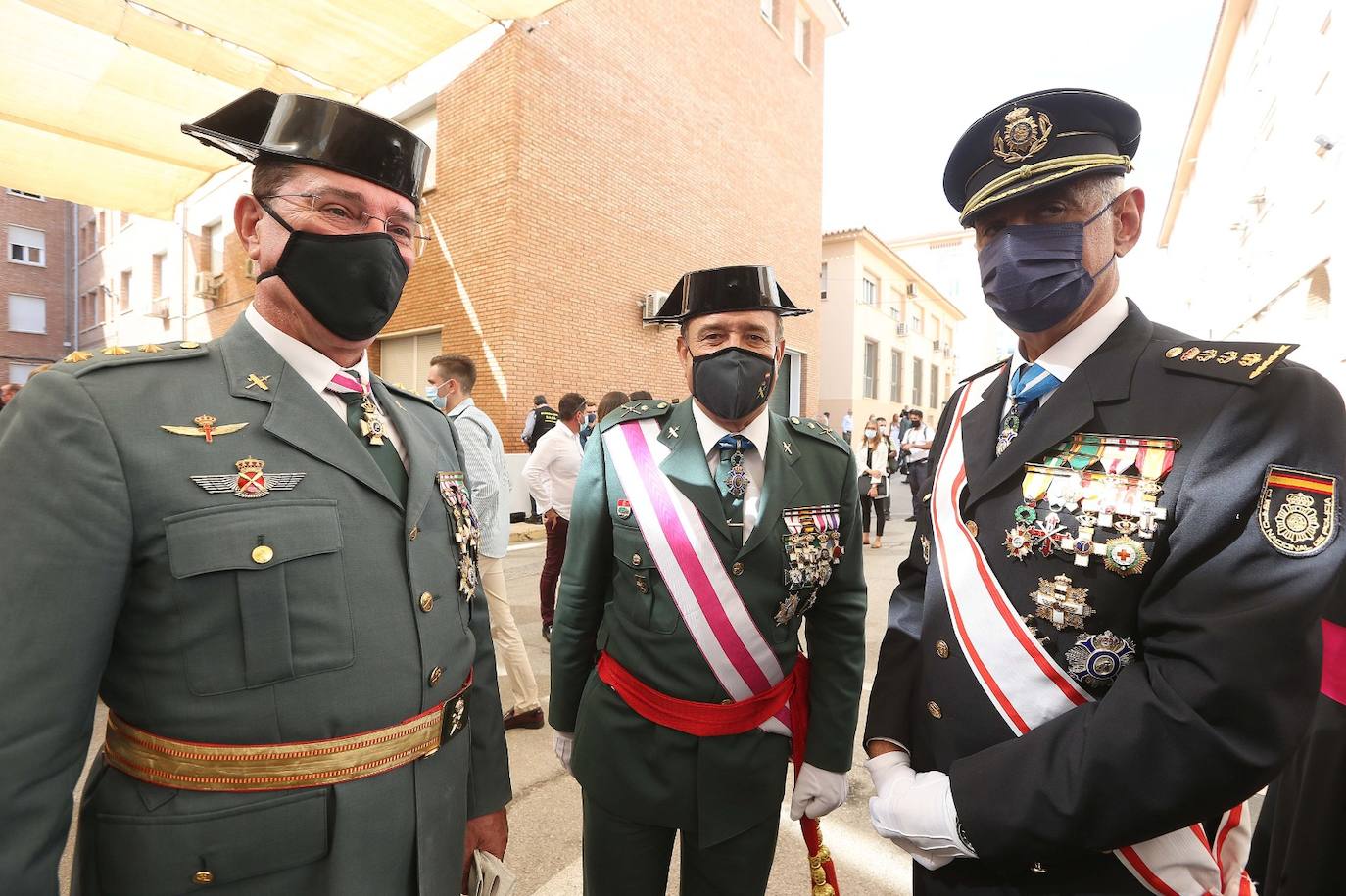 Celebración en Málaga de la festividad de la patrona de la Guardia Civil. 