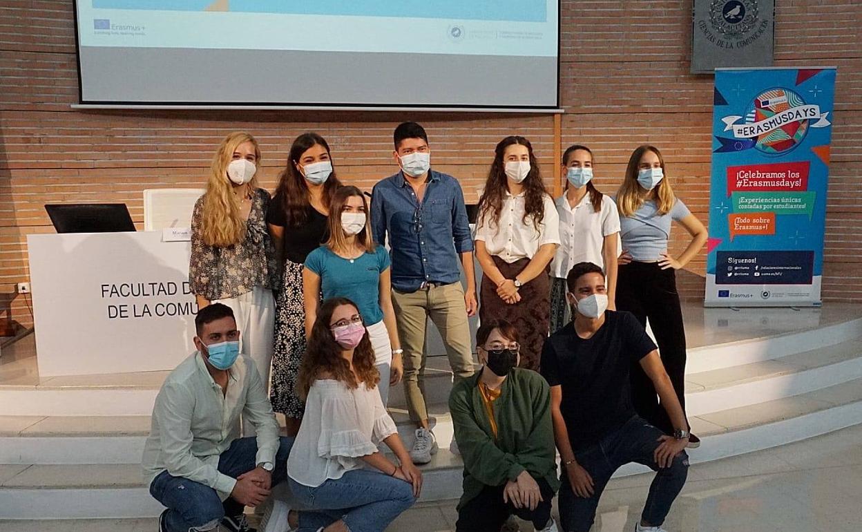Antiguos estudiantes de Erasmus exponen en Málaga sus experiencias de movilidad internacional